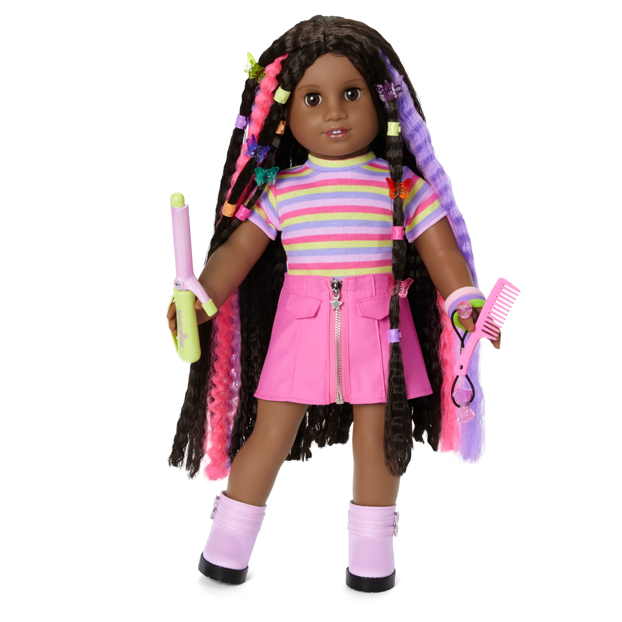 Long Hair Looks By Truly Me 18-Inch Doll #135 & Hair Accessories - Image 2