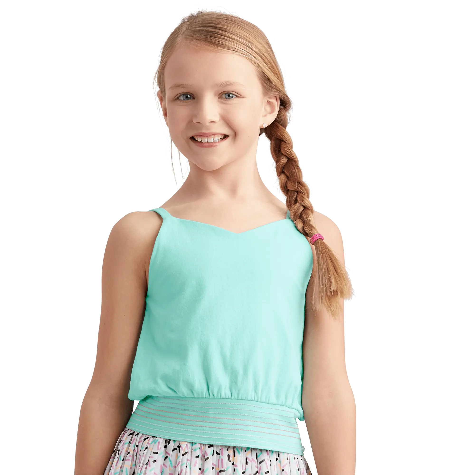 Minty Sweet Tank Top For Girls