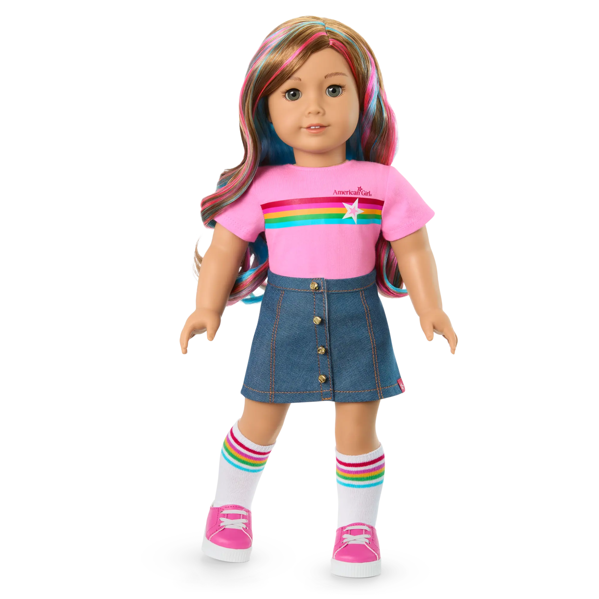 Truly Me 18-Inch Doll #101 With Wavy Caramel Hair - Image 11