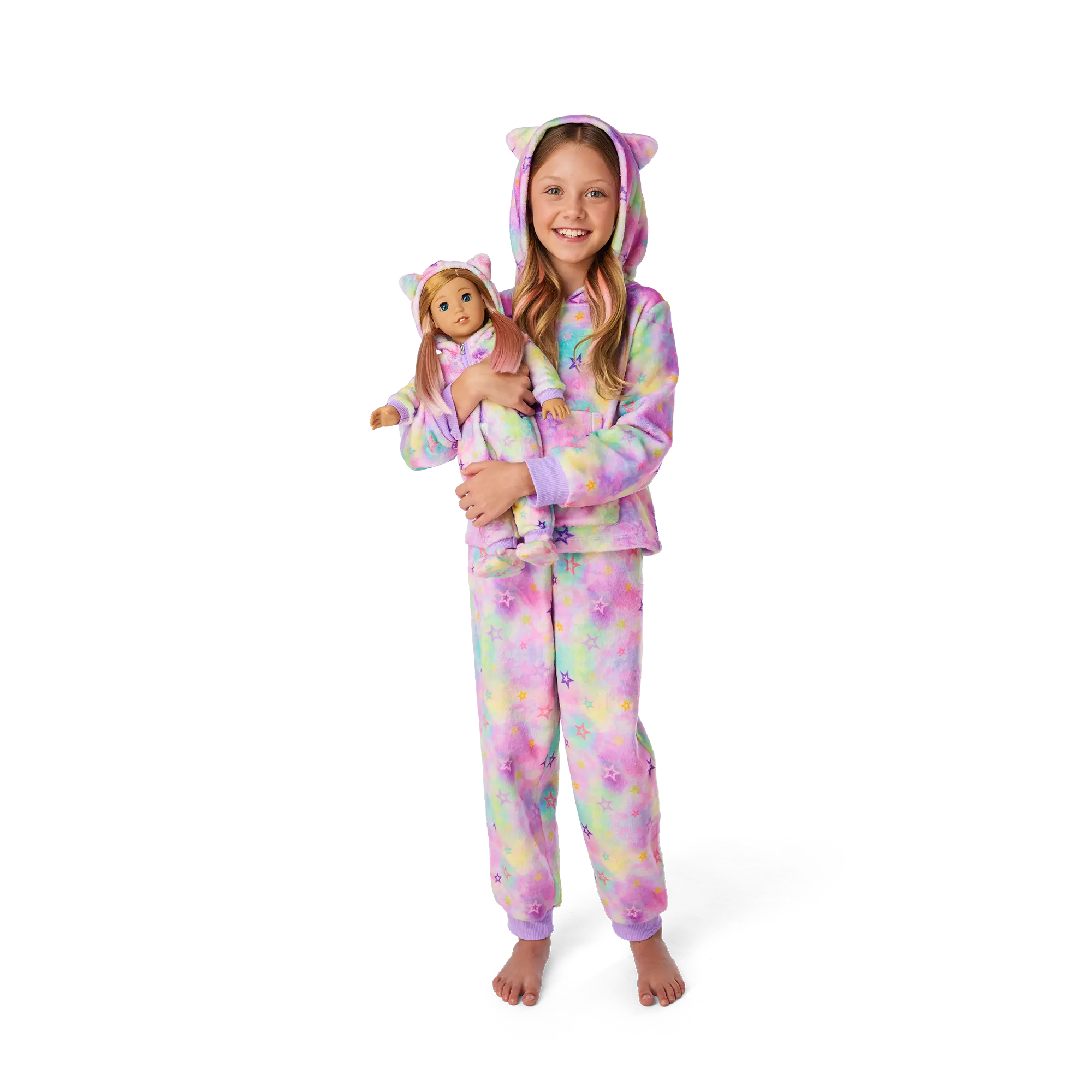 Summer's Stars & Snuggles Pajamas For Girls & 18-Inch Dolls (Girl Of The Year 2025)