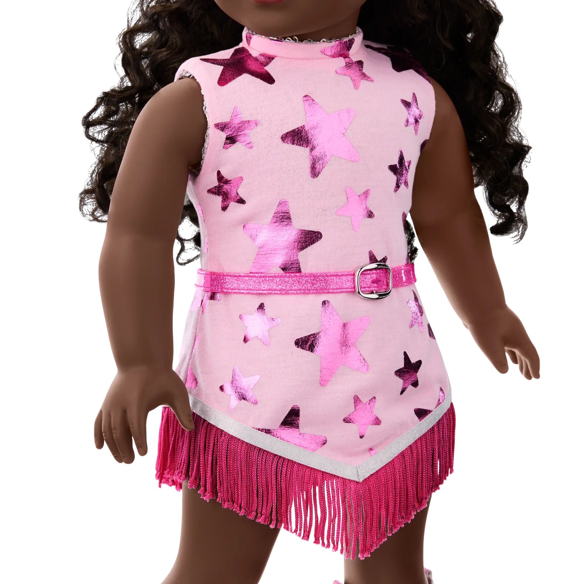 Glam Pink Cowgirl Outfit & Pink Spotted Cow Backpack & Accessory Set Bundle - Image 8