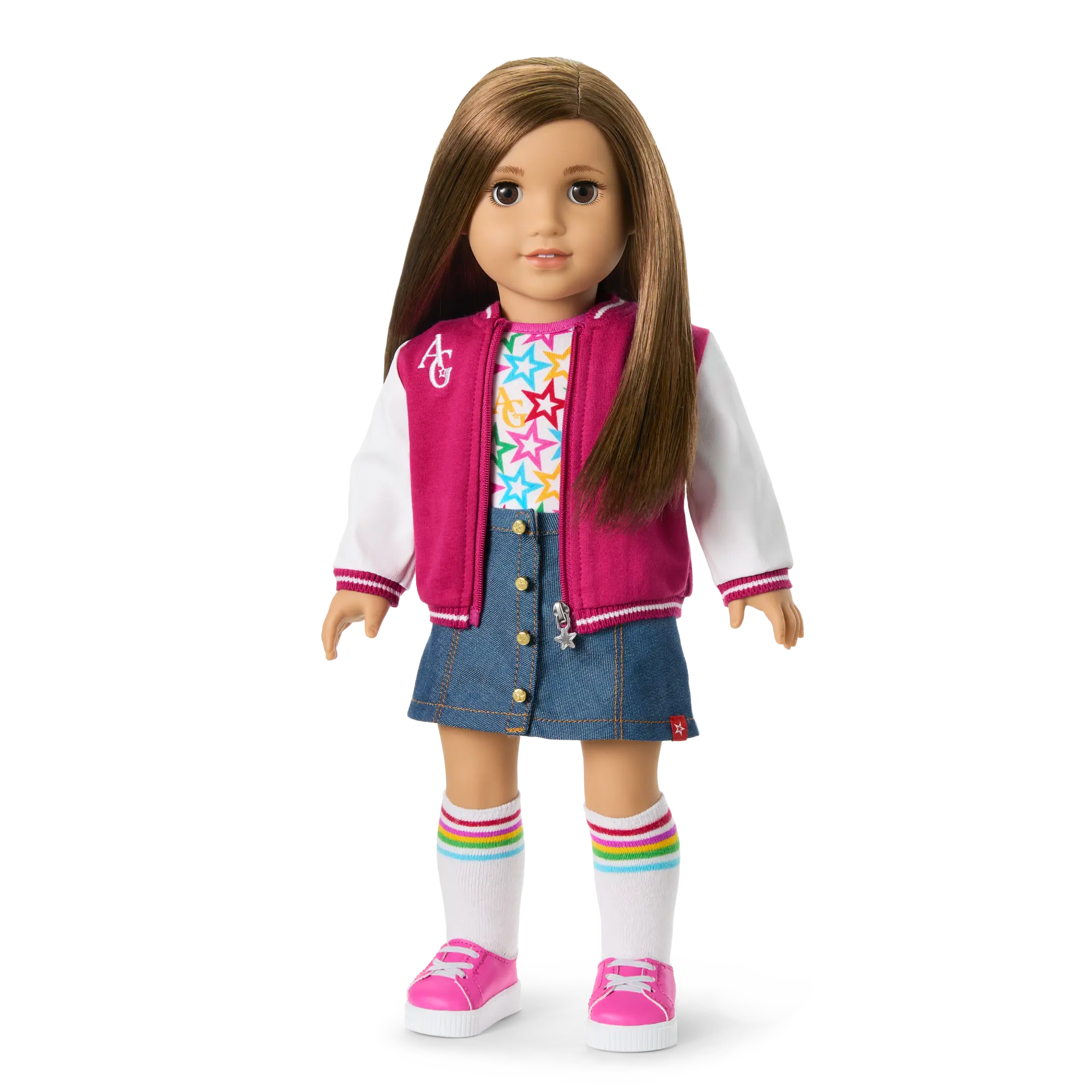 Truly Me 18-Inch Doll #107 With Straight Brown Hair