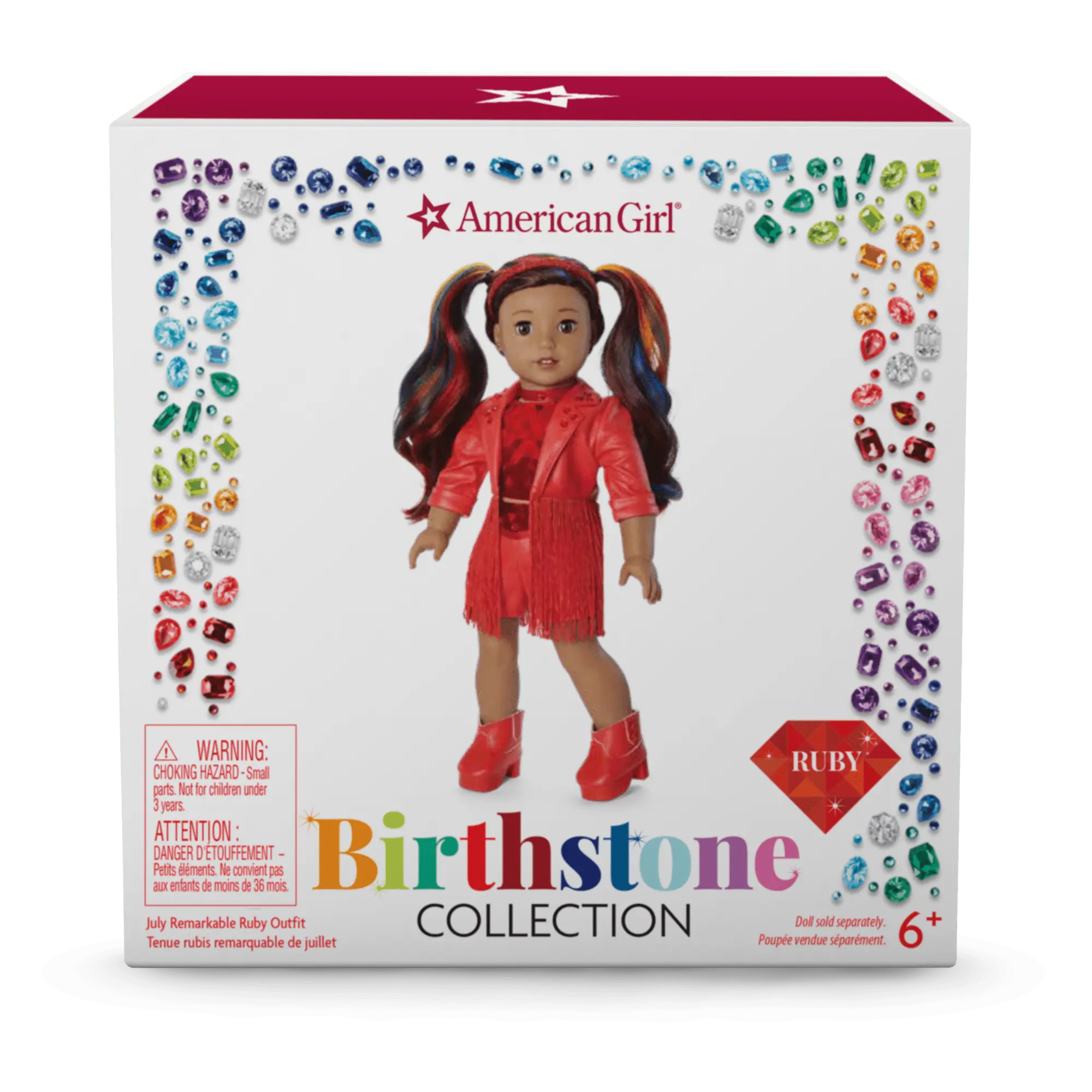 July Remarkable Ruby Outfit For 18-Inch Dolls - Image 7
