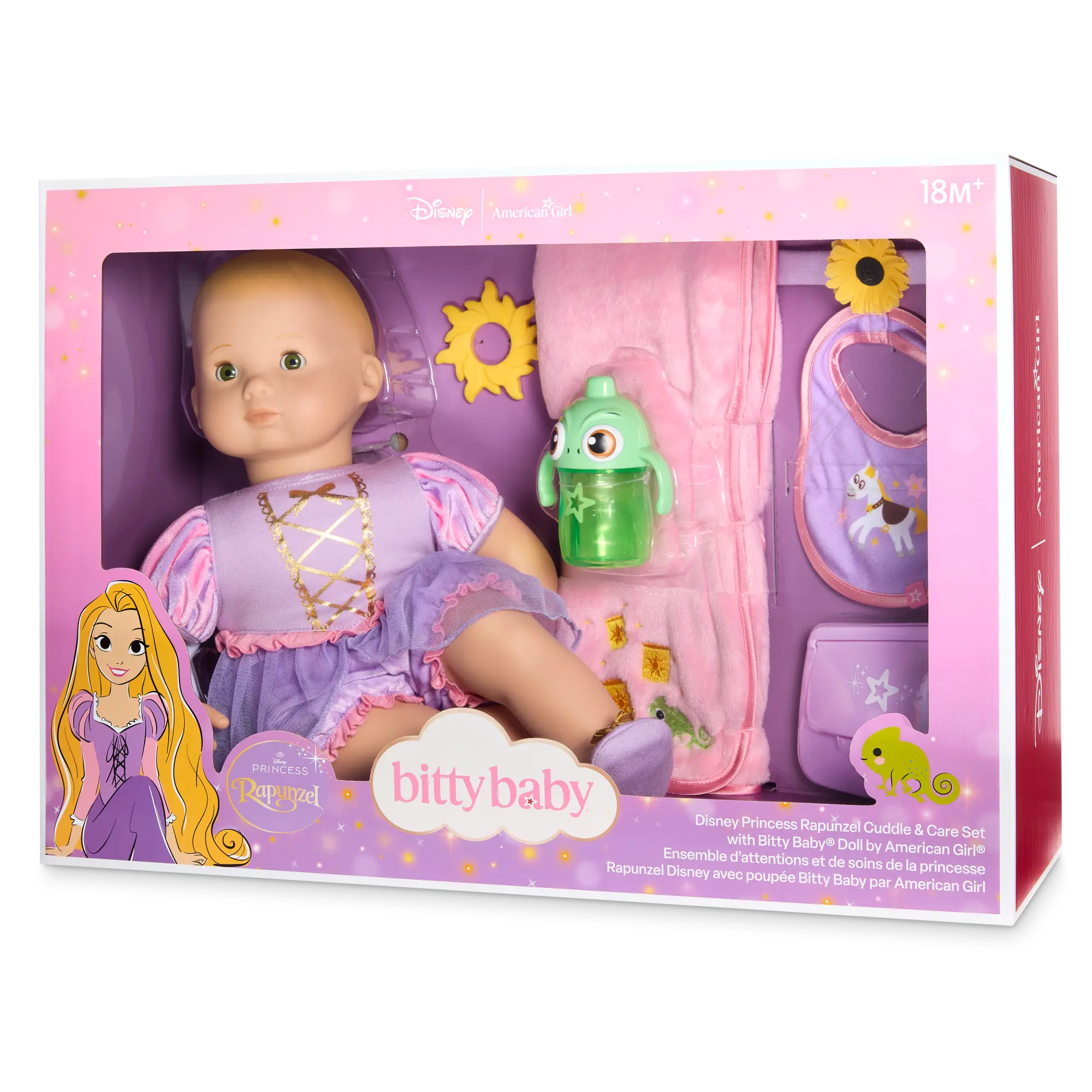 Disney Princess Rapunzel Cuddle & Care Set With Bitty Baby Doll By American Girl - Image 12