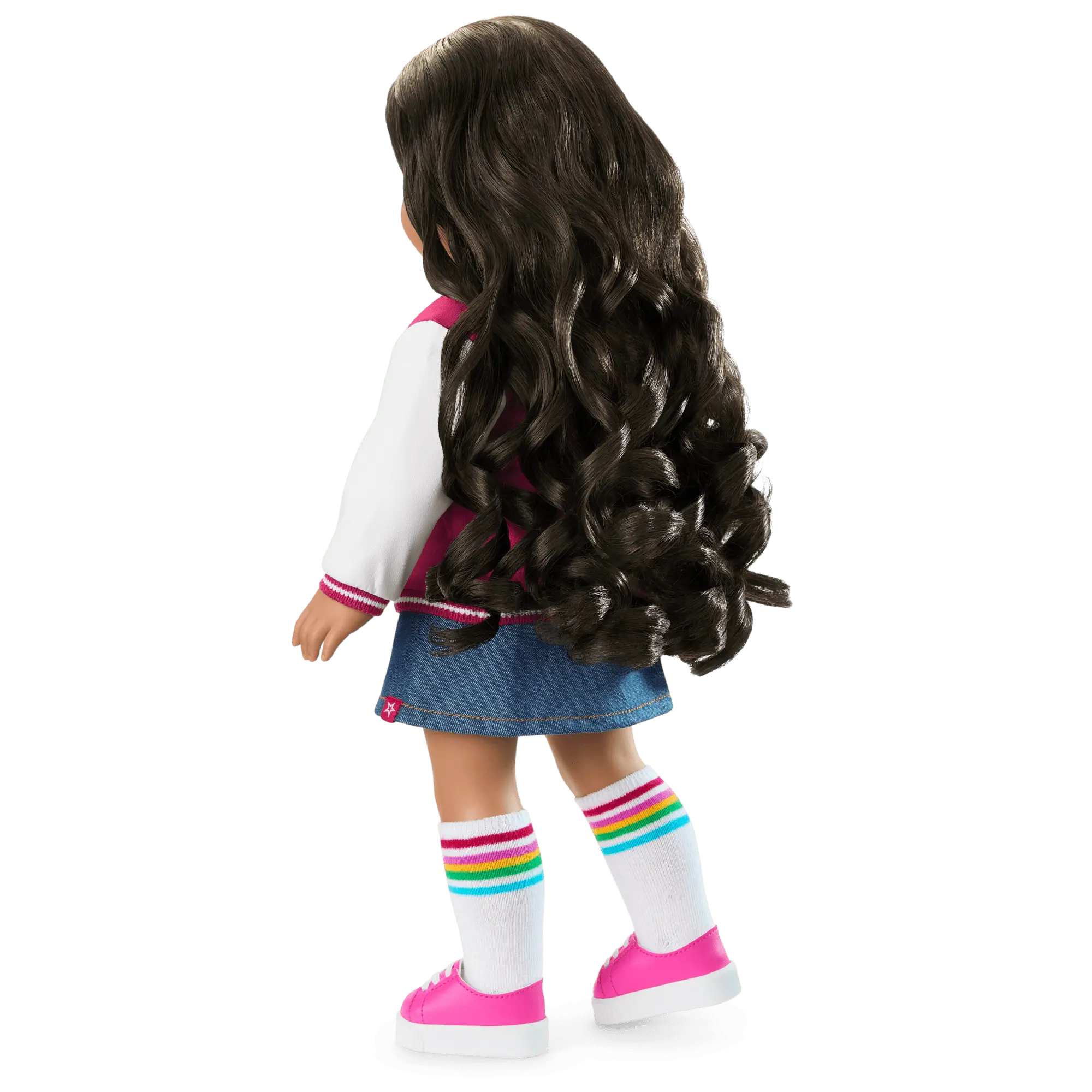 Truly Me 18-Inch Doll #108 With Curly Black-Brown Hair - Image 3