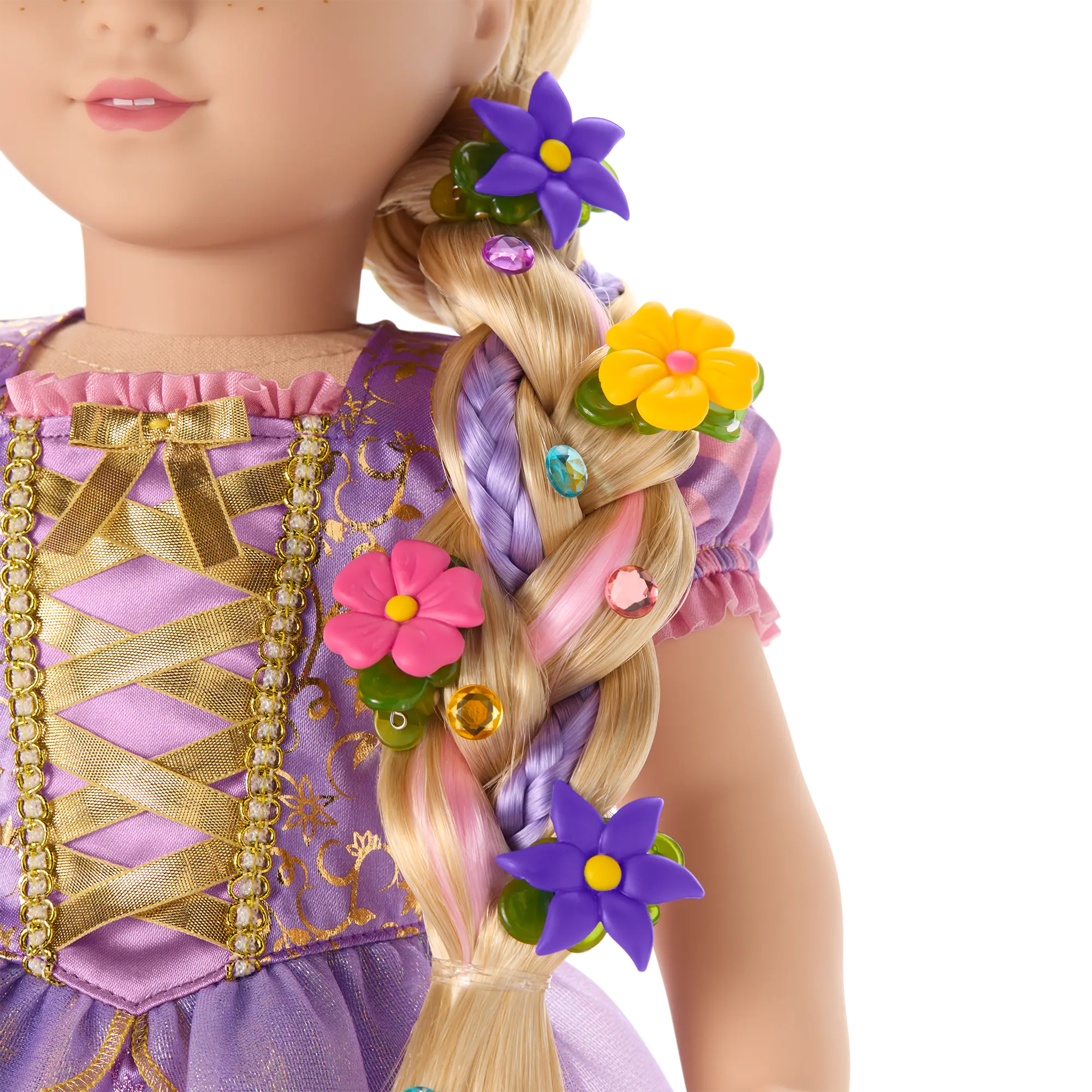 American Girl Disney Princess Rapunzel Hair Accessories For 18-Inch Dolls - Image 3