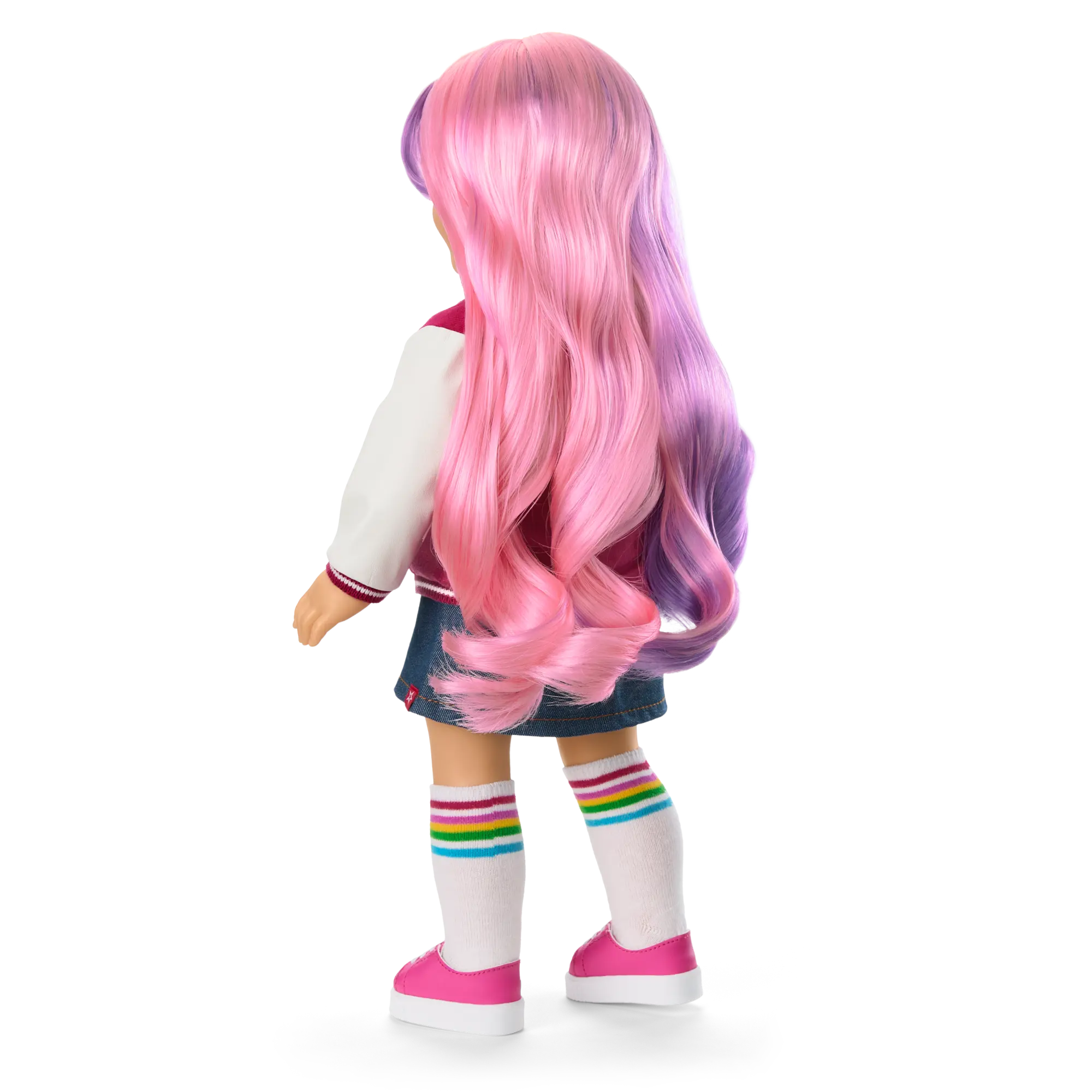 Truly Me 18-Inch Doll #116 With Wavy Purple-And-Pink Hair - Image 3