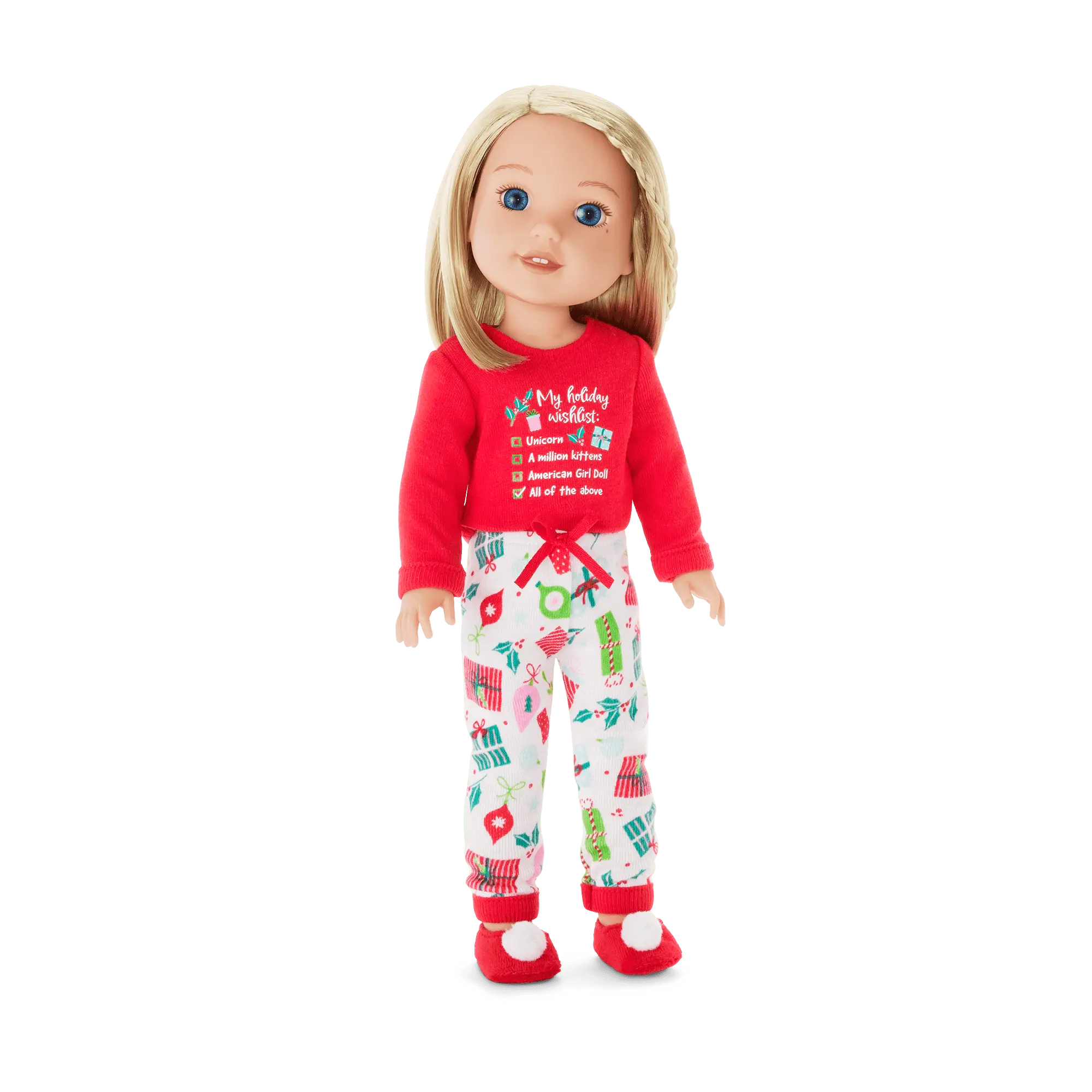 Holiday Wish List Pjs For Welliewishers Dolls - Image 2