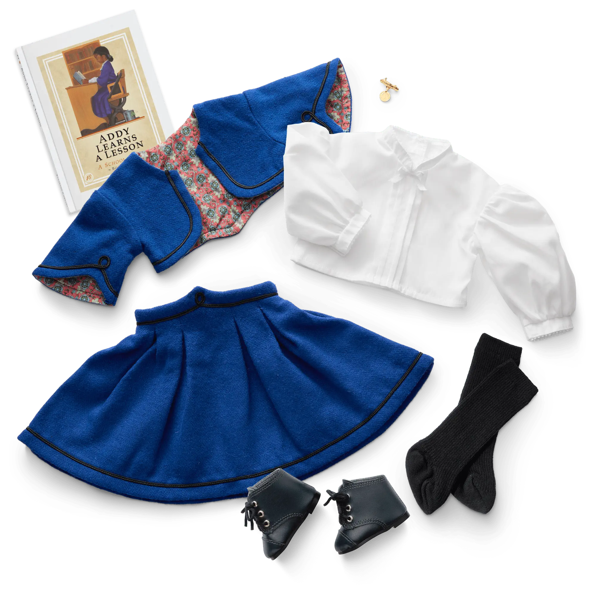 Addy's School Outfit & Book (Historical Characters)