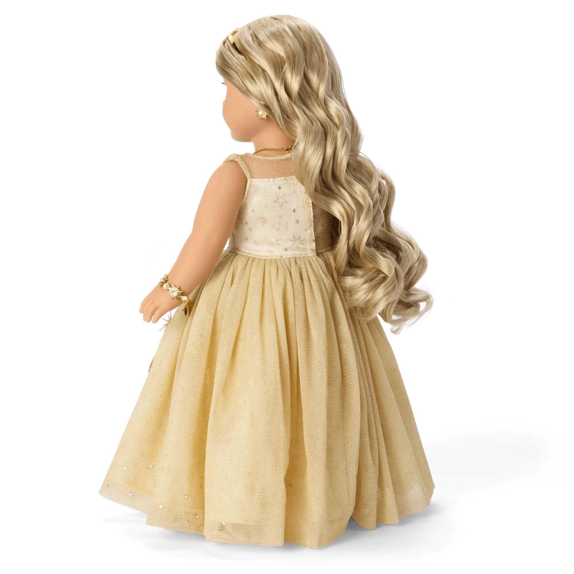 American Girl 2025 Glimmering Gold Holiday Collector Doll - Image 2