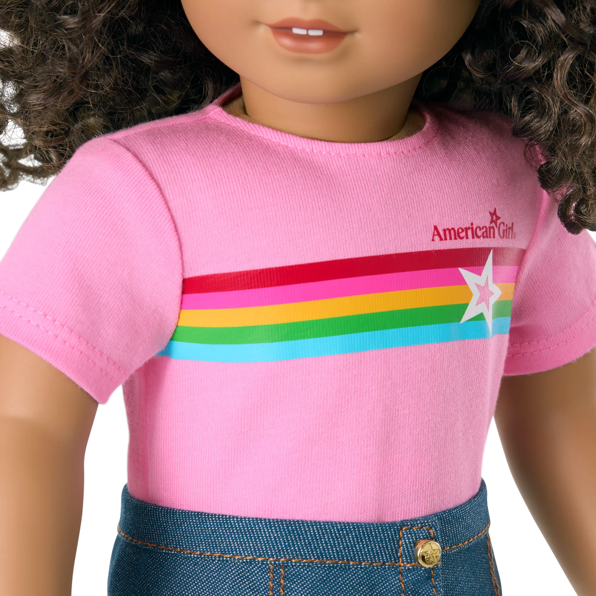 Truly Me 18-Inch Doll #132 With Curly Dark-Brown Hair - Image 10
