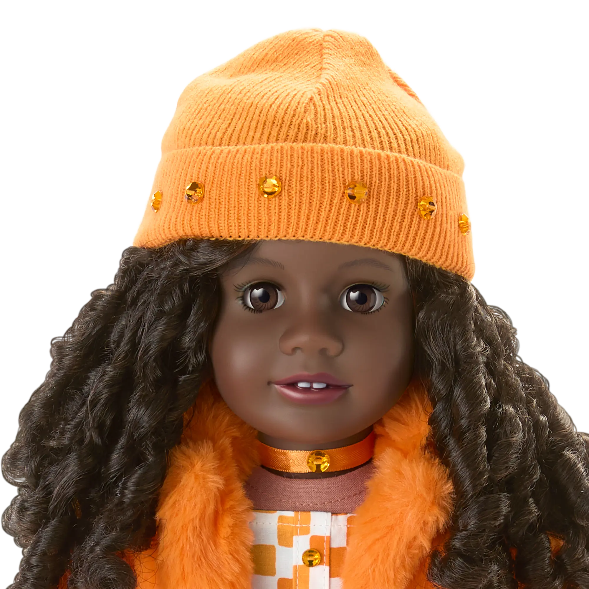 November Shimmering Citrine Outfit For 18-Inch Dolls - Image 4
