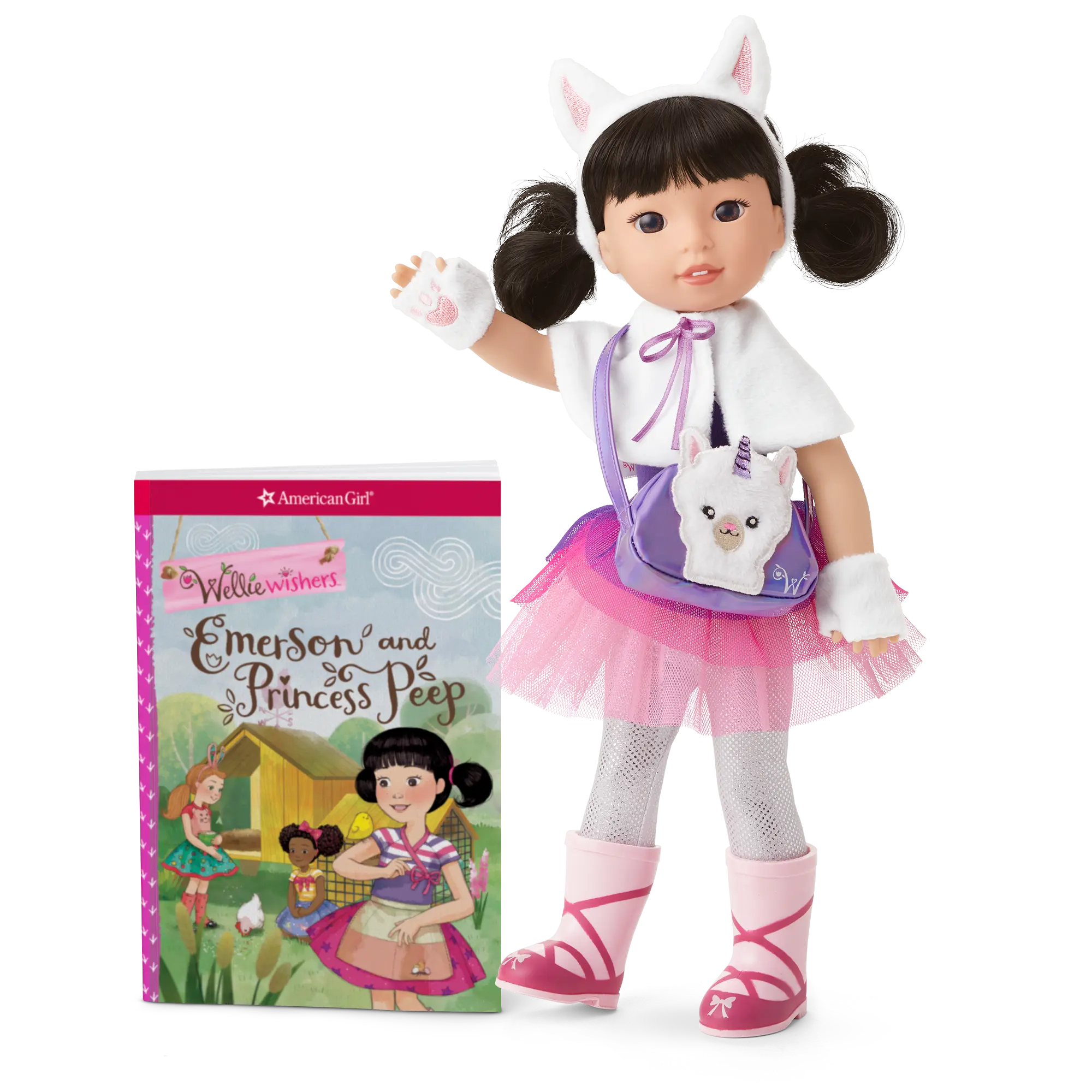 Emerson Doll, Book & Magical Llamacorn Accessories