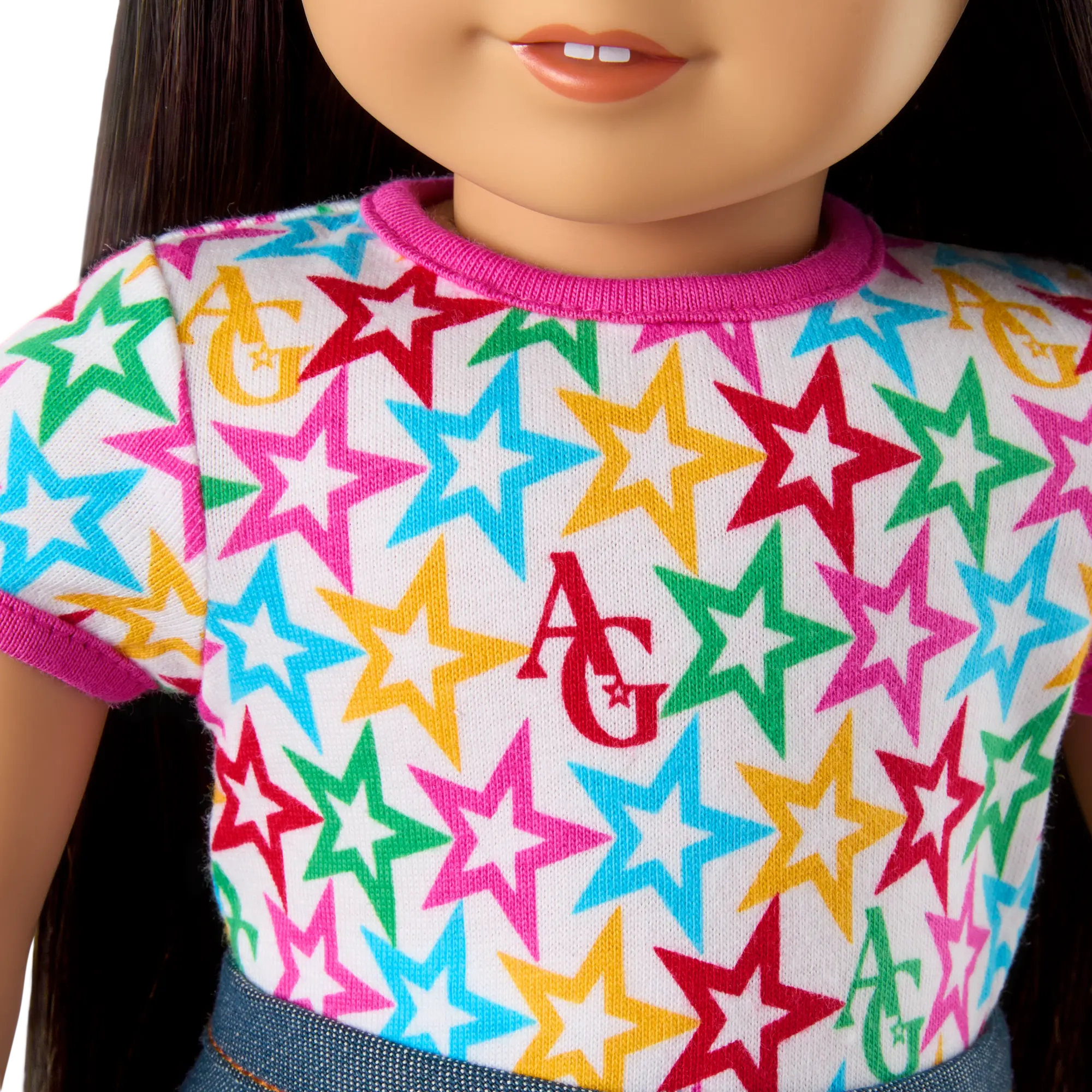 Truly Me 18-Inch Doll #130 With Straight Black-Brown Hair - Image 6