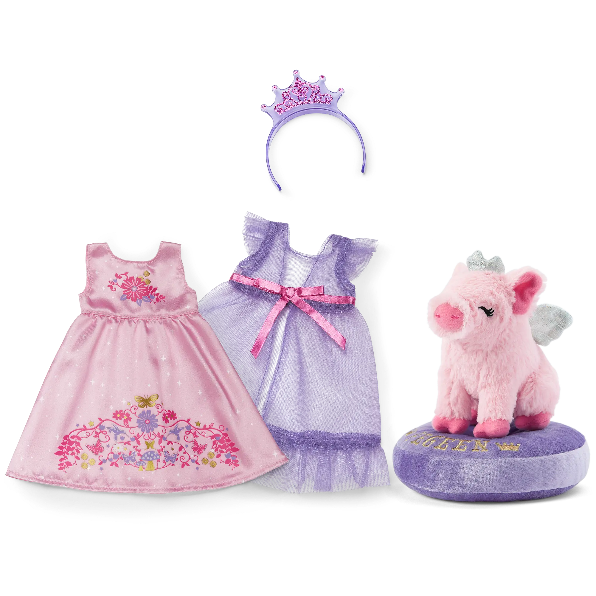 Royal Ruffles Nightie & Pegeen Bundle (Welliewishers)