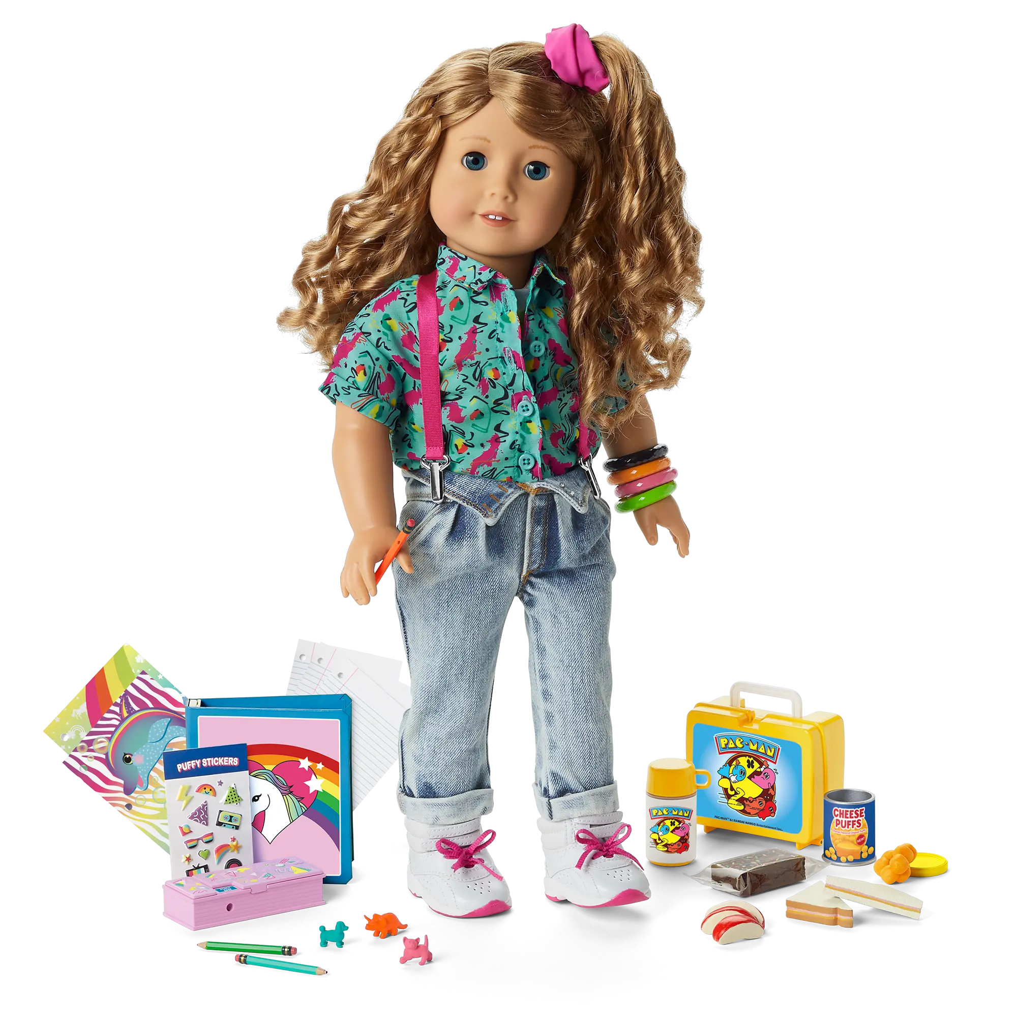 Courtney's Pac-Man Lunch Set For 18-Inch Dolls (Historical Characters) - Image 5