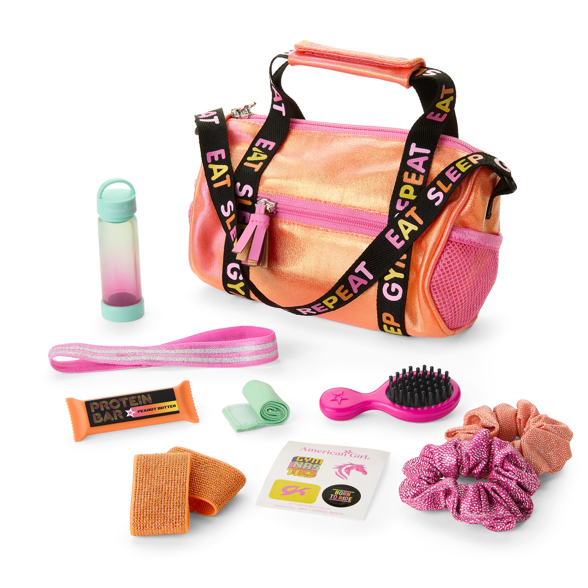 Lila's Gym Bag & Gear For 18-Inch Dolls (Girl Of The Year 2024)