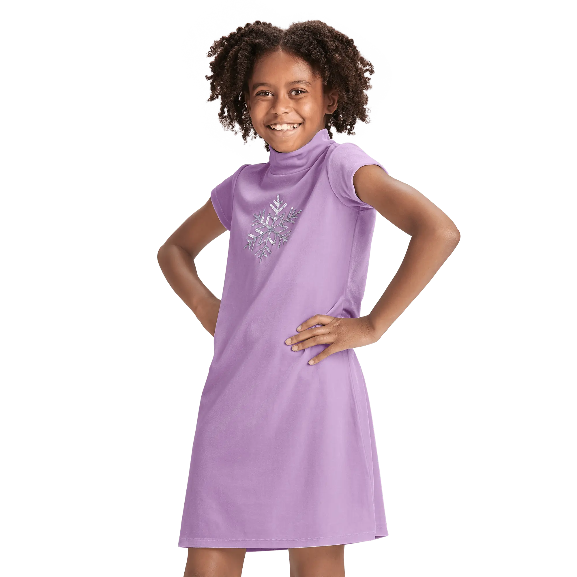 Soft As Snow Dress For Girls