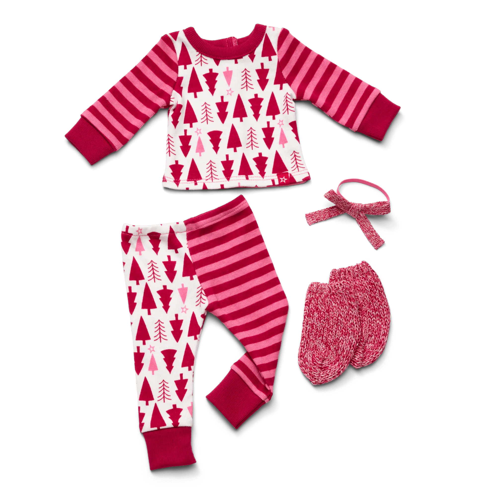 American Girl X Hanna Andersson Holiday Treetops Pajamas For 18-Inch Dolls
