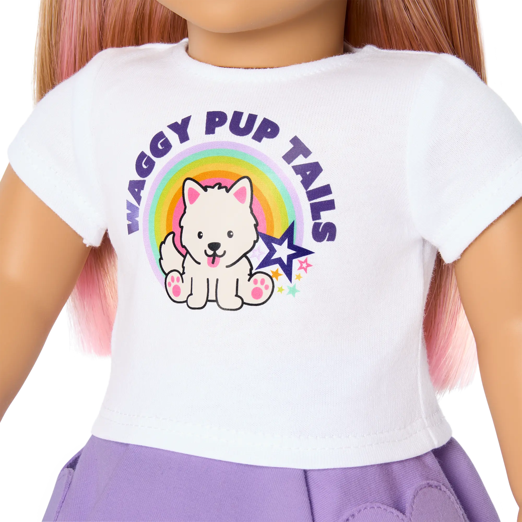 Summer's Waggy Pup Tails Outfit For 18-Inch Dolls (Girl Of The Year 2025) - Image 2