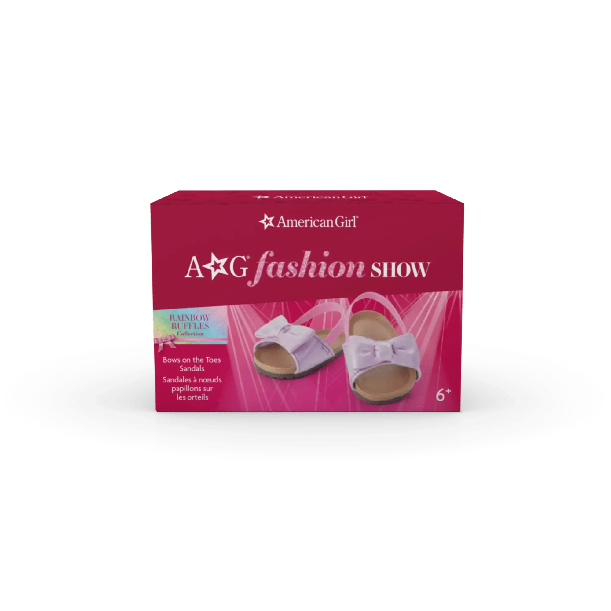 American Girl Bows On The Toes Sandals For 18-Inch Dolls - Image 3