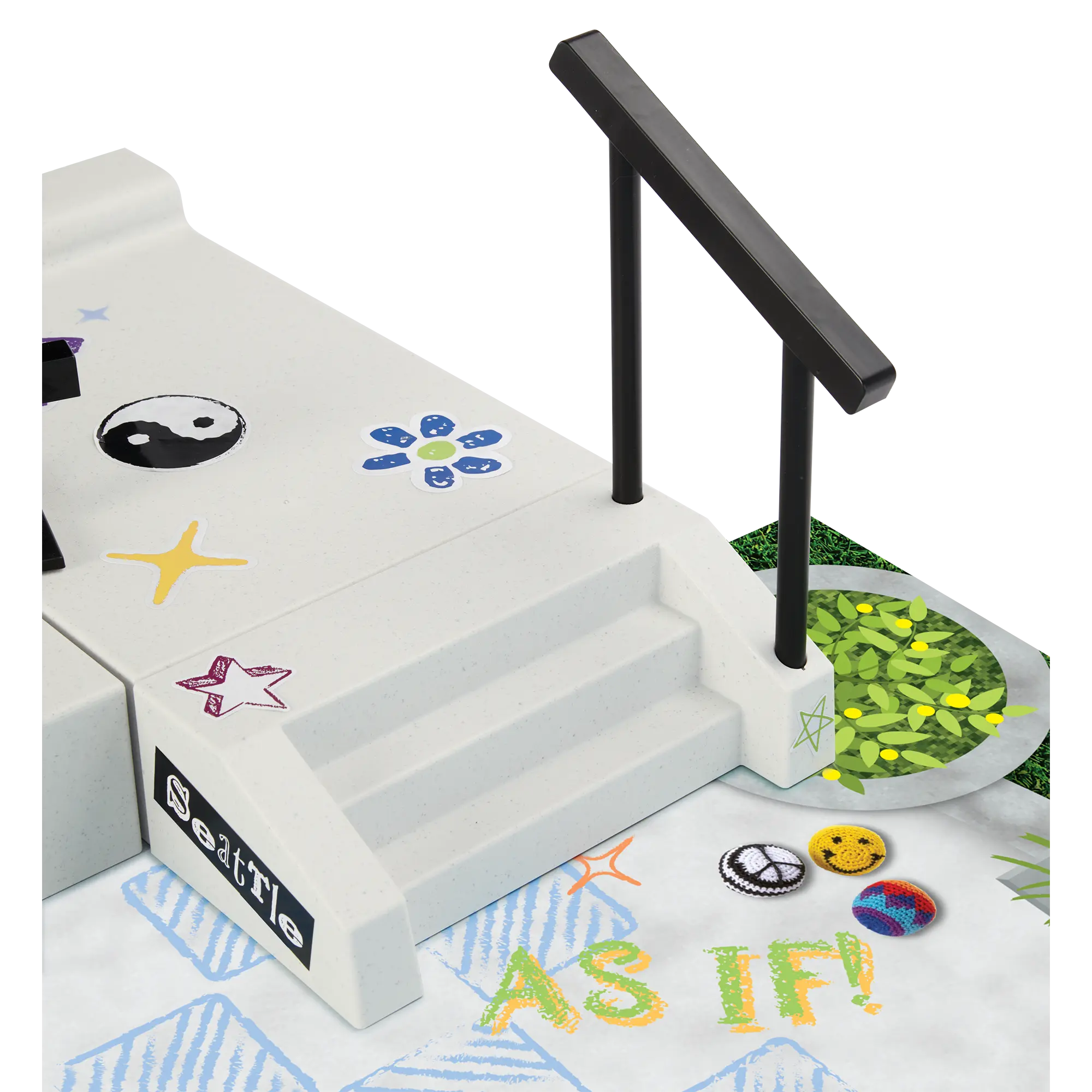 Isabel & Nicki's 2-In-1 Tennis Court & Skate Spot For 18-Inch Dolls (Historical Characters) - Image 4