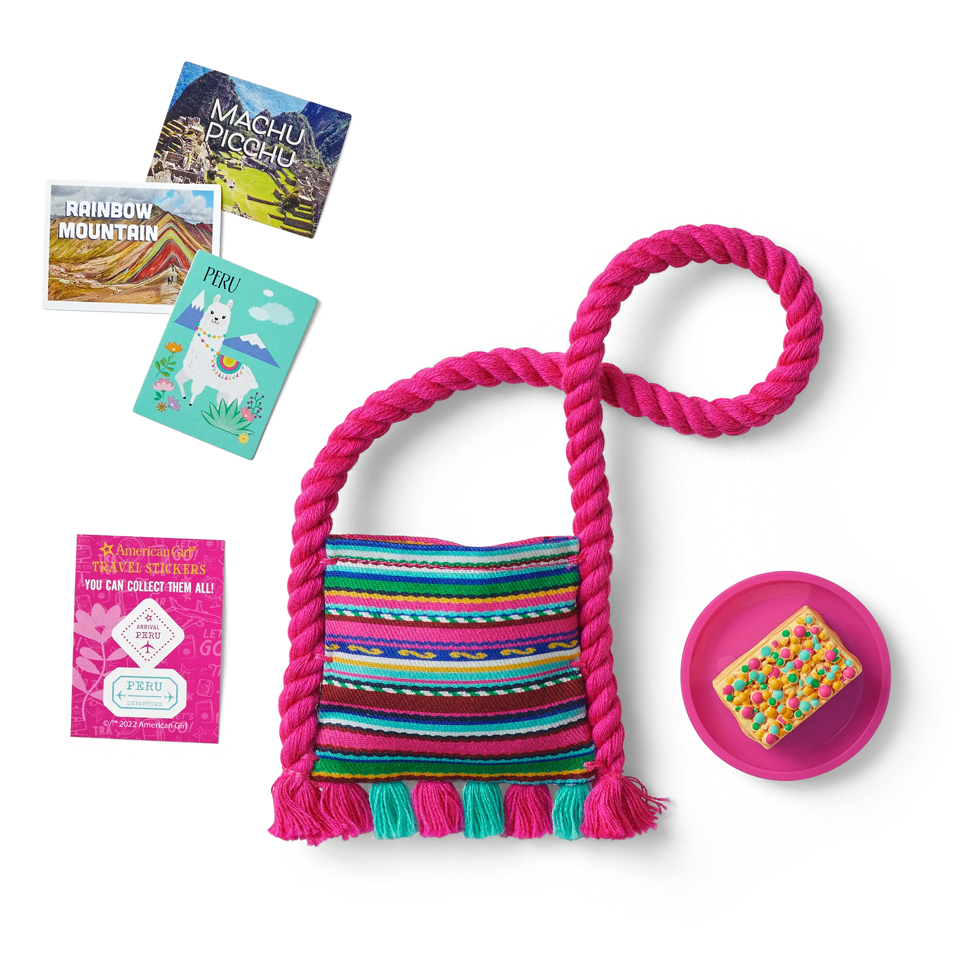 World Traveler In Peru & Peruvian Souvenir Set For 18-Inch Dolls - Image 6