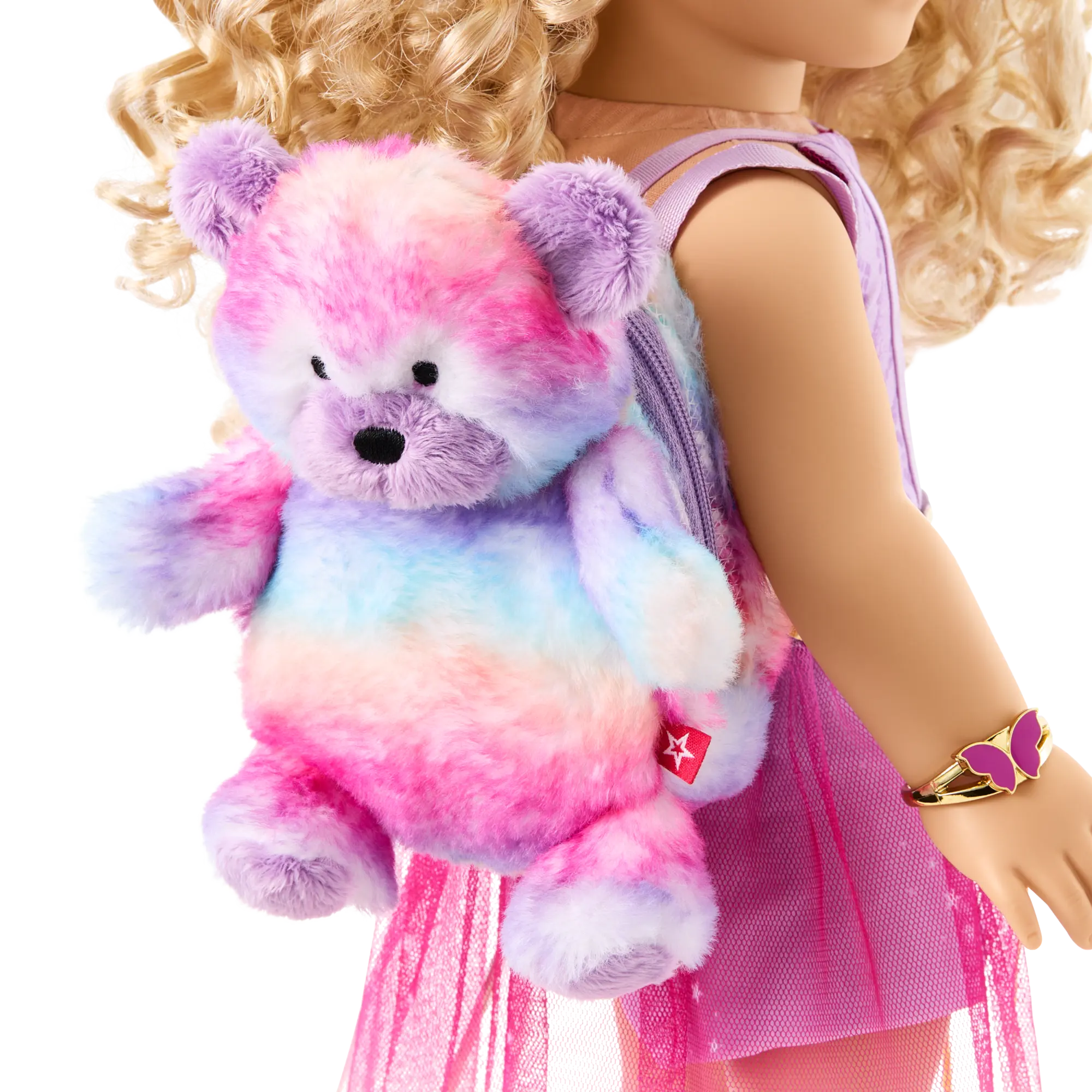 Glam Sparkly Concert Outfit & Colorful Teddy Bear Backpack & Accessory Set Bundle - Image 12