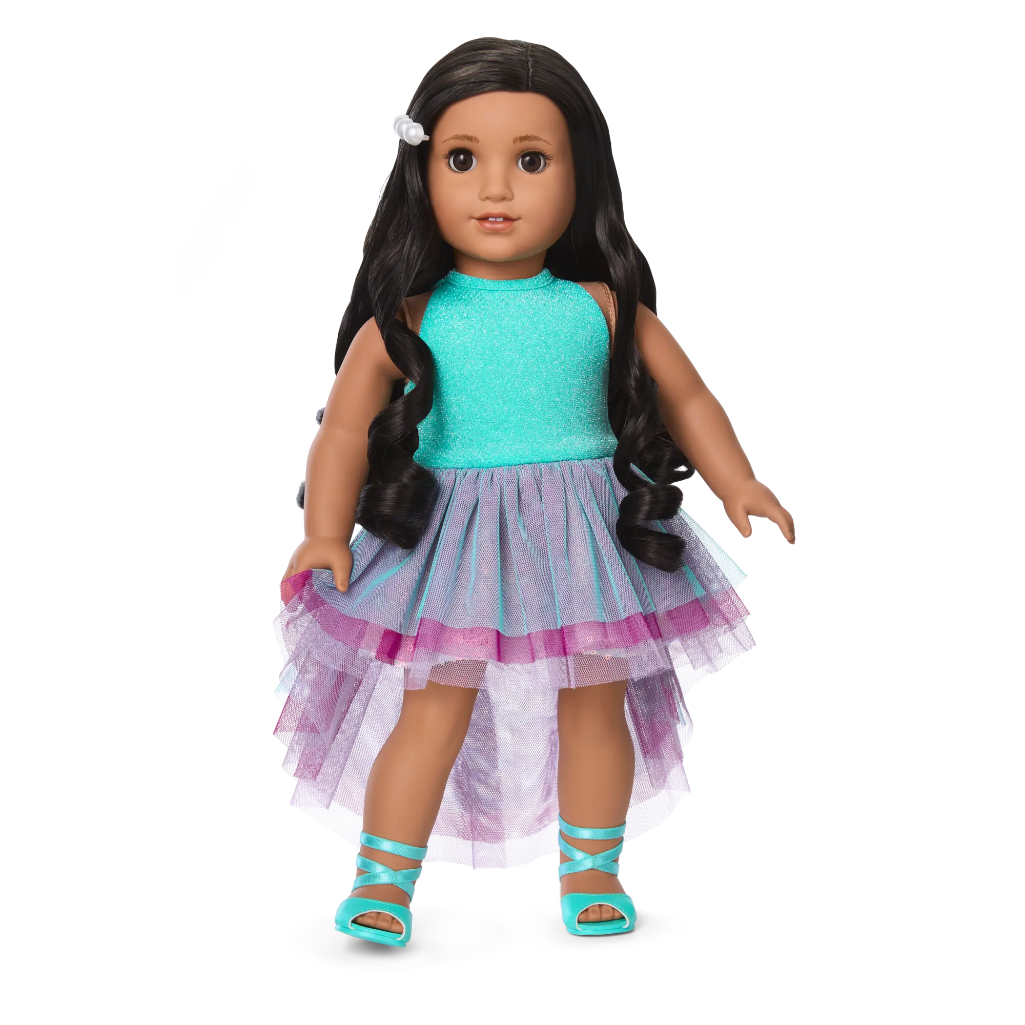 Glam Shimmering Ocean Outfit For 18-Inch Dolls - Image 7