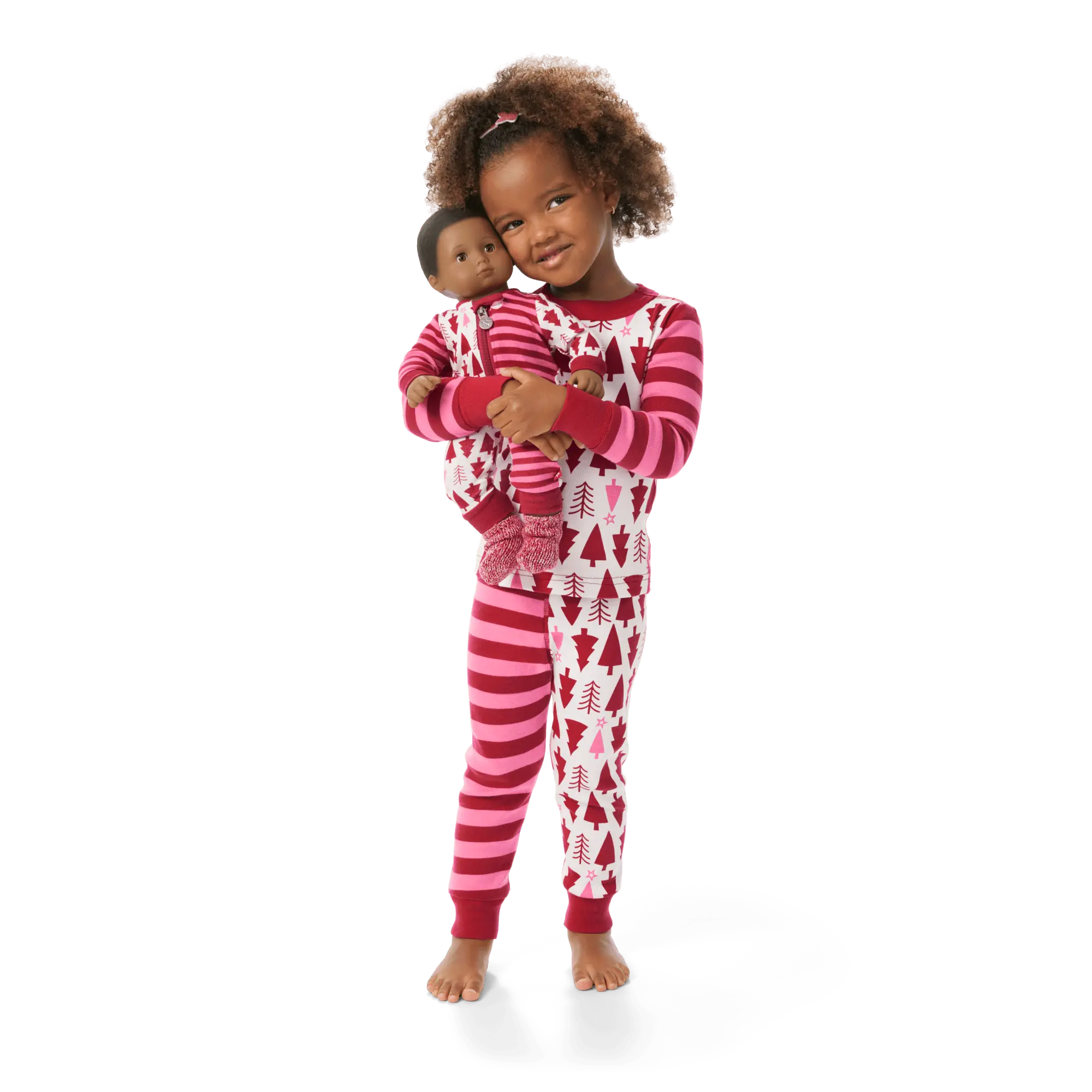 American Girl X Hanna Andersson Holiday Treetops Pajamas For Little Girls & Bitty Baby Dolls
