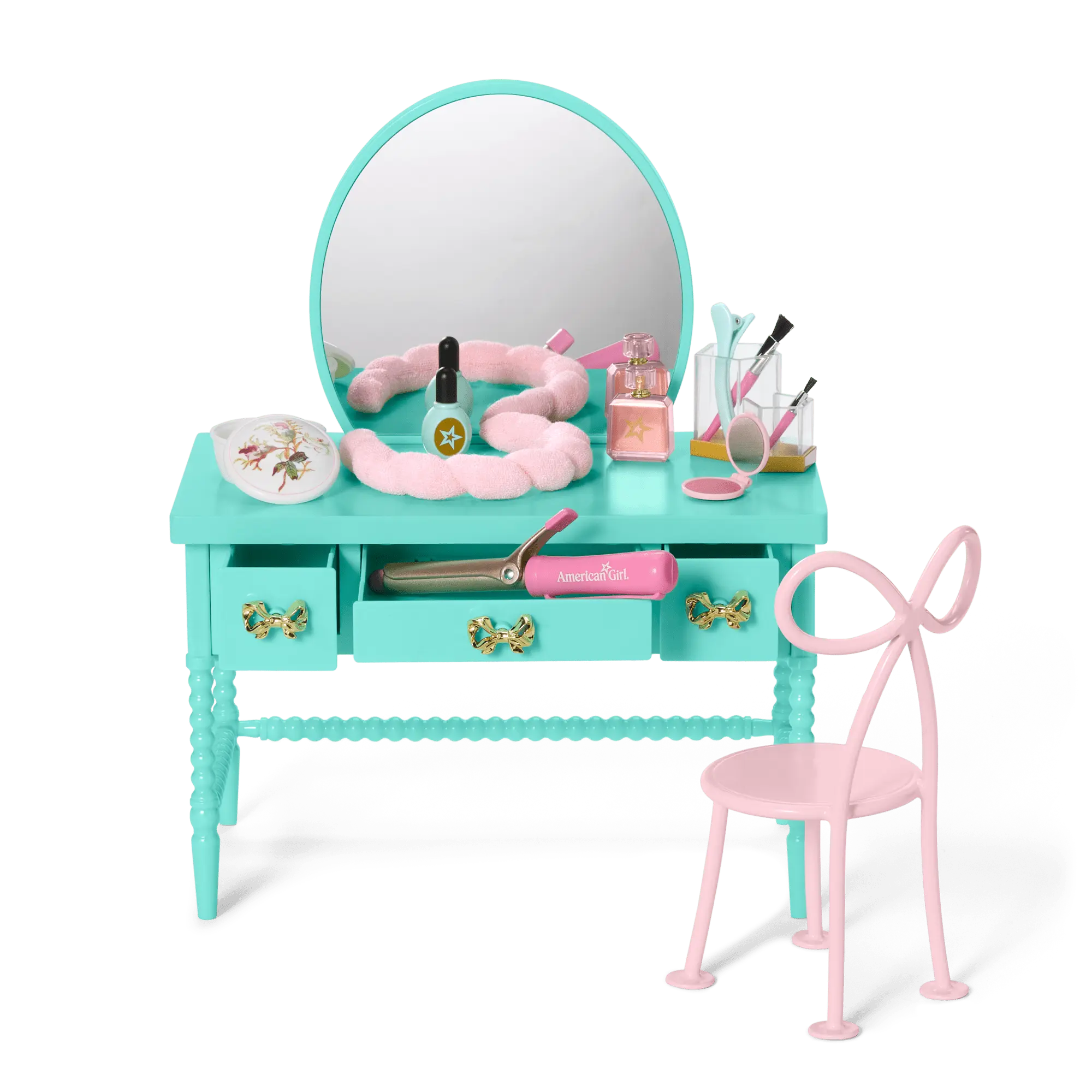 Raquel's Vintage Vanity For 18-Inch Dolls (Girl Of The Year 2026) - Image 16