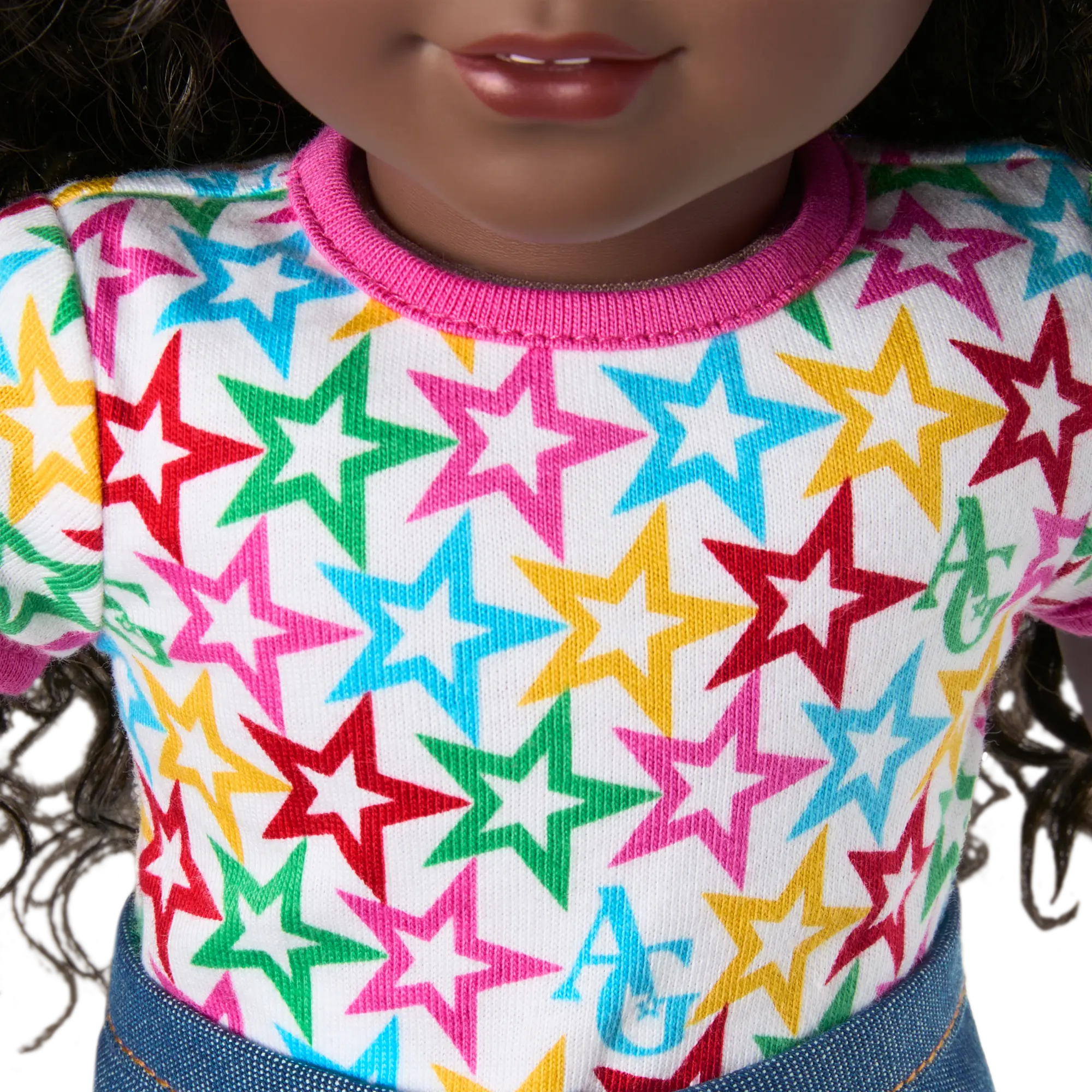 Truly Me 18-Inch Doll #127 With Curly Dark-Brown Hair - Image 6