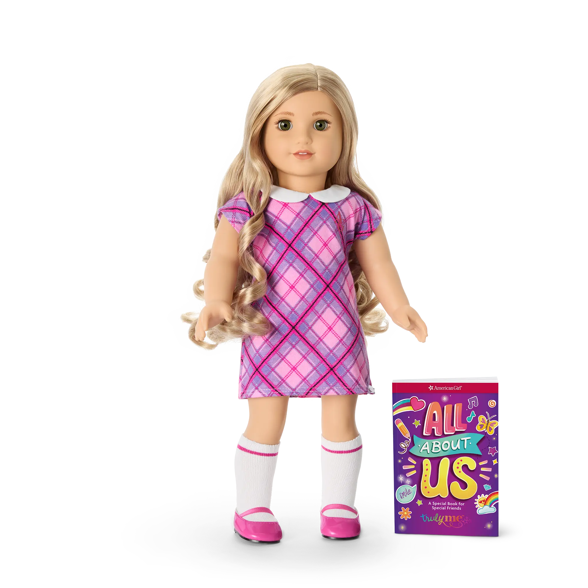 Truly Me 18-Inch Doll #125 With Long Curly Blonde Hair
