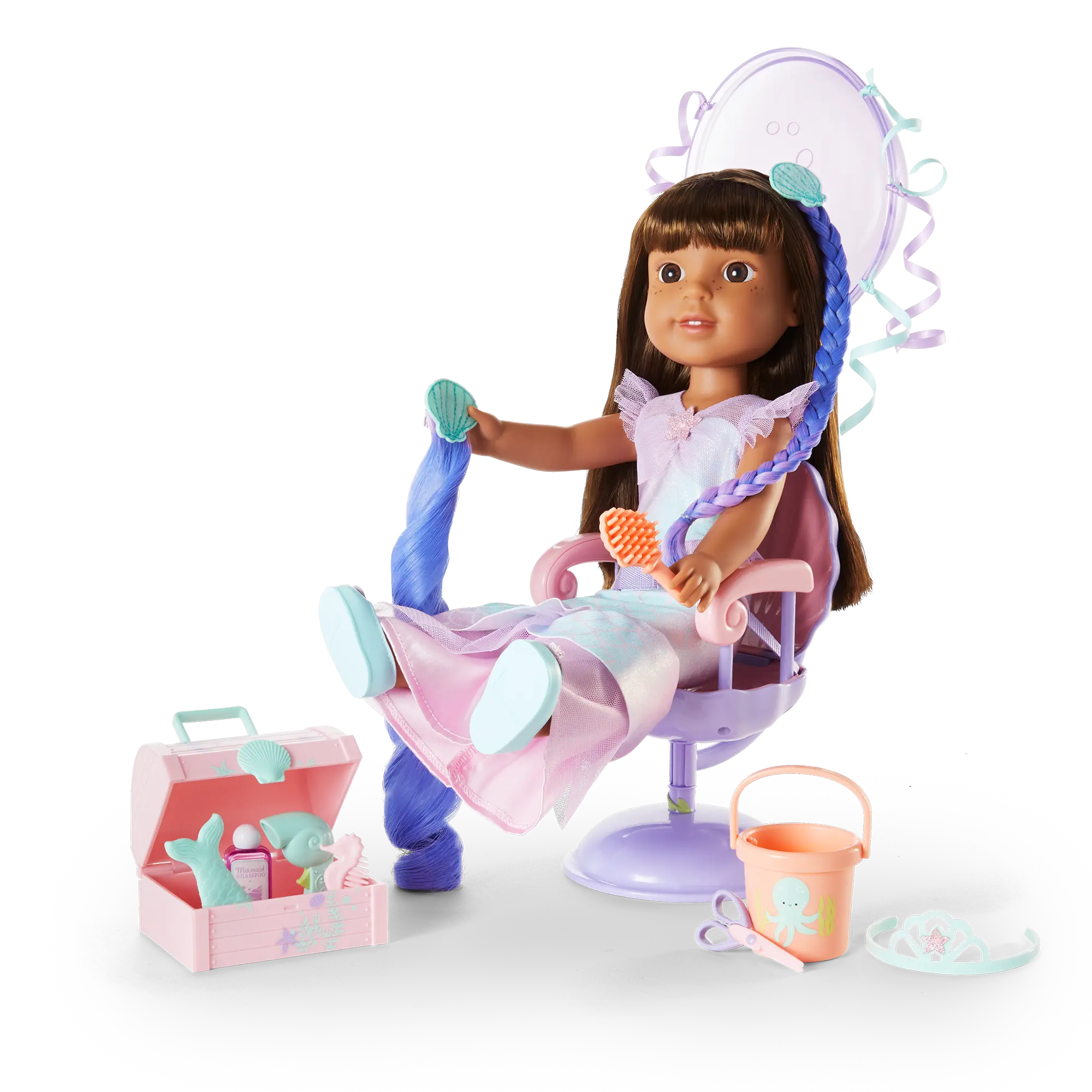 Seashell Salon Set For Welliewishers Dolls - Image 6