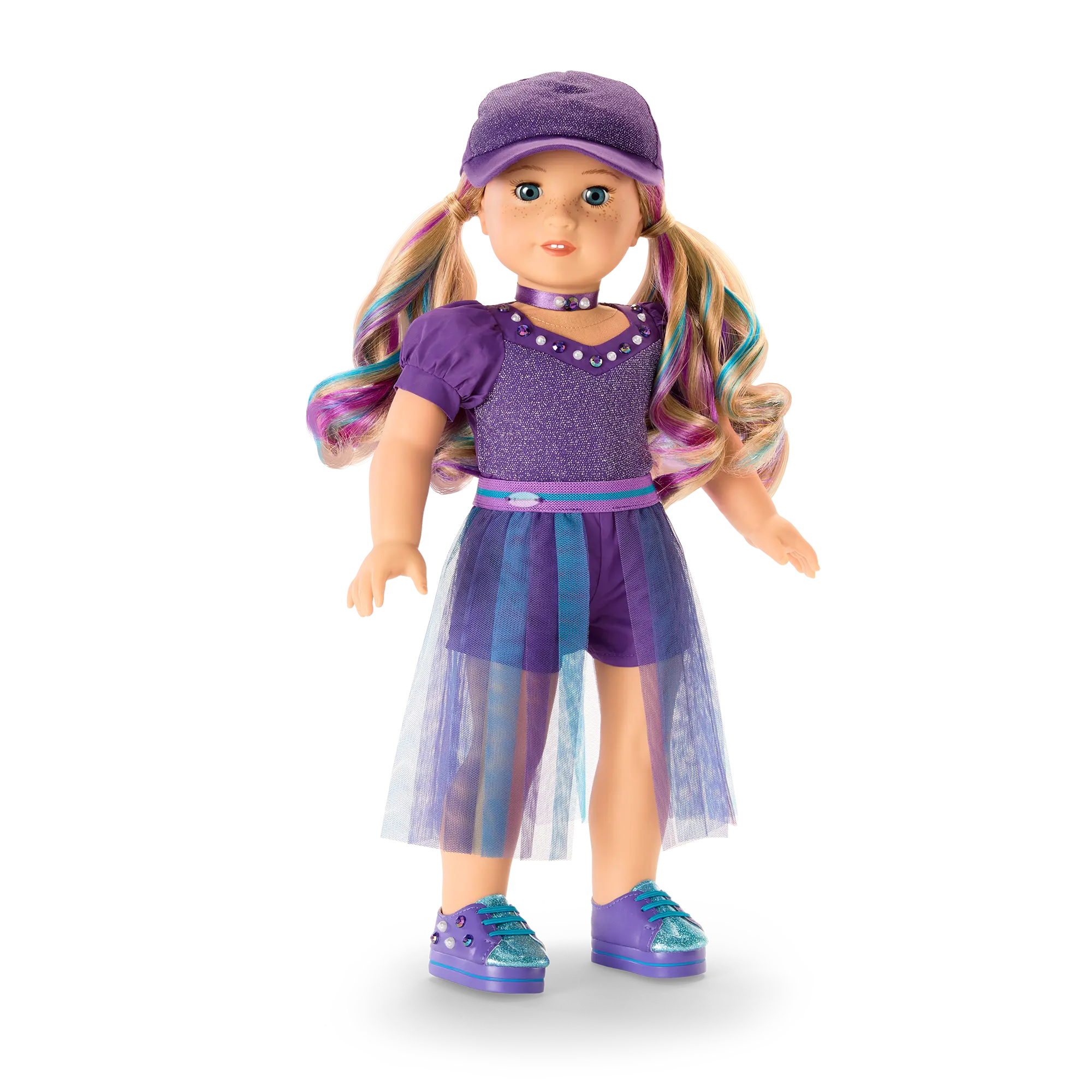 June Exquisite Alexandrite Outfit For 18-Inch Dolls - Image 2