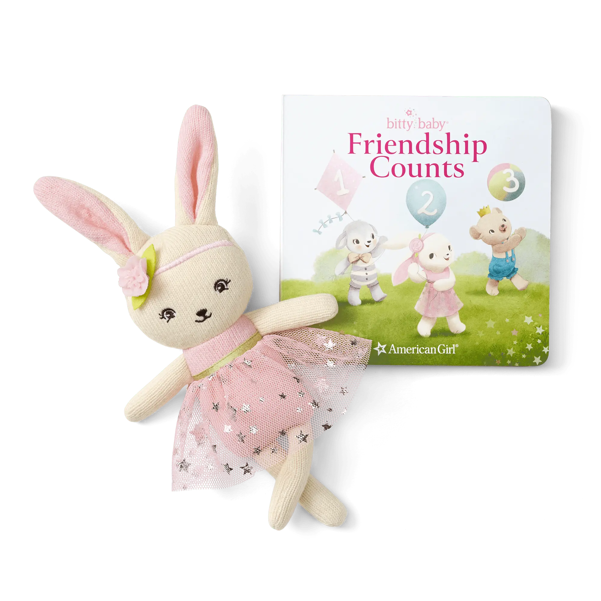 Bitty's Bunny Friend & Friendship Counts Board Book