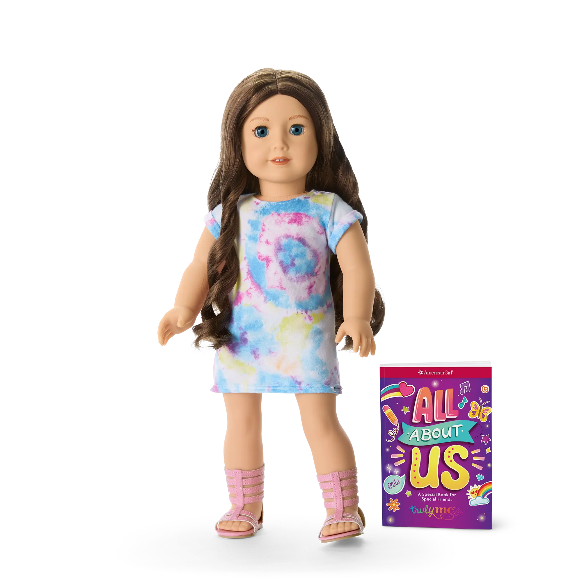 Truly Me 18-Inch Doll #126 With Long Wavy Brown Hair