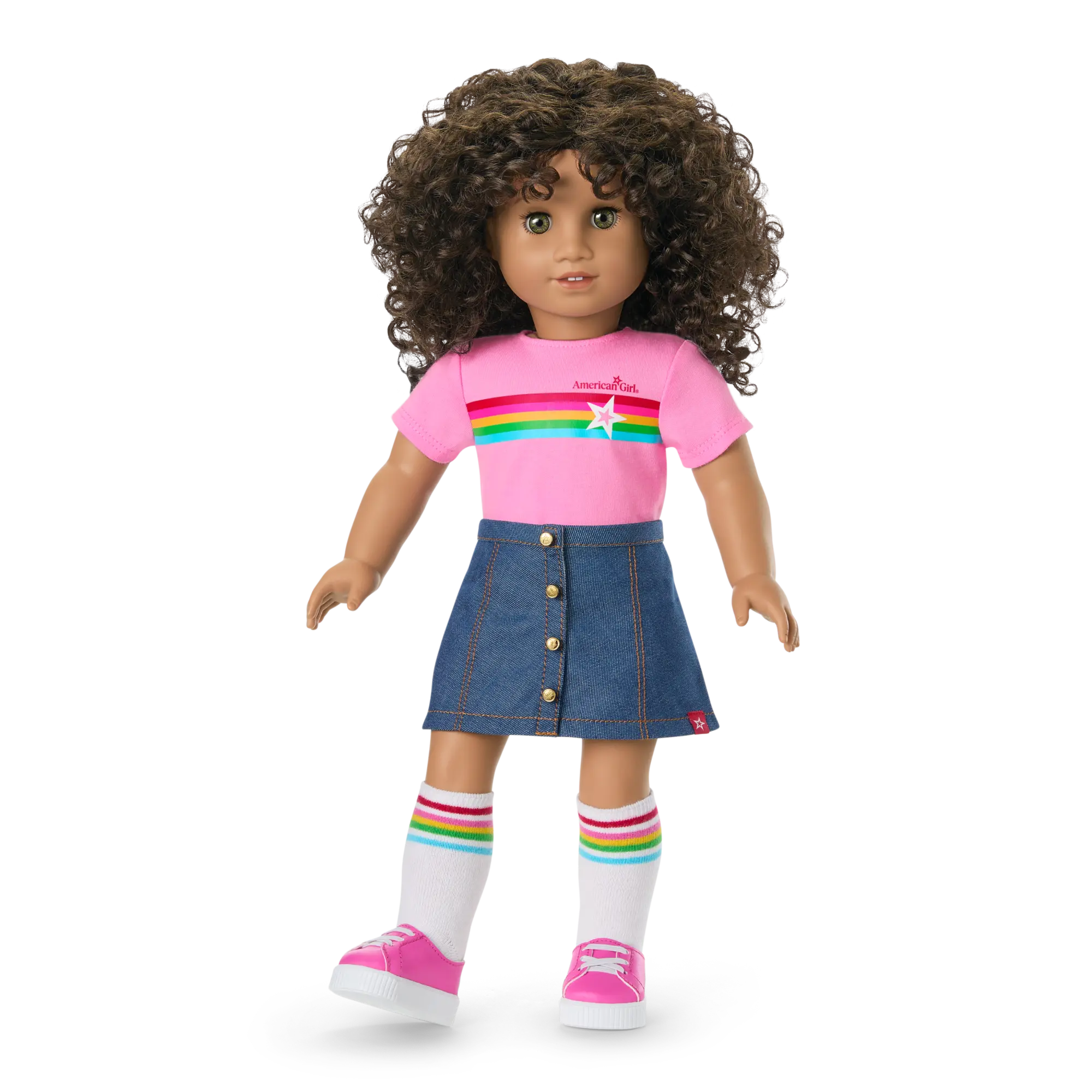 Truly Me 18-Inch Doll #132 With Curly Dark-Brown Hair - Image 11