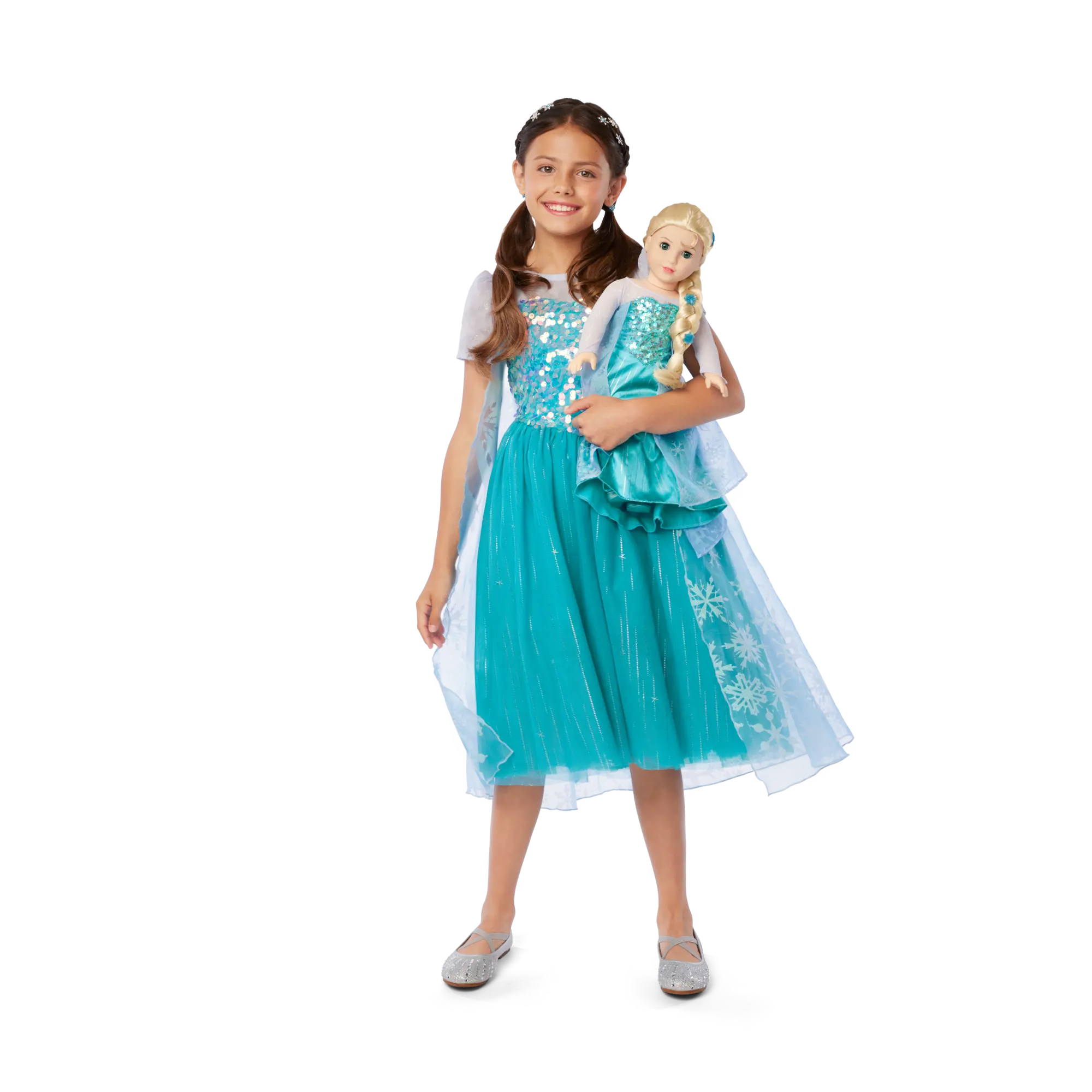 Disney Frozen Elsa Doll & Matching Dress For Girls By American Girl