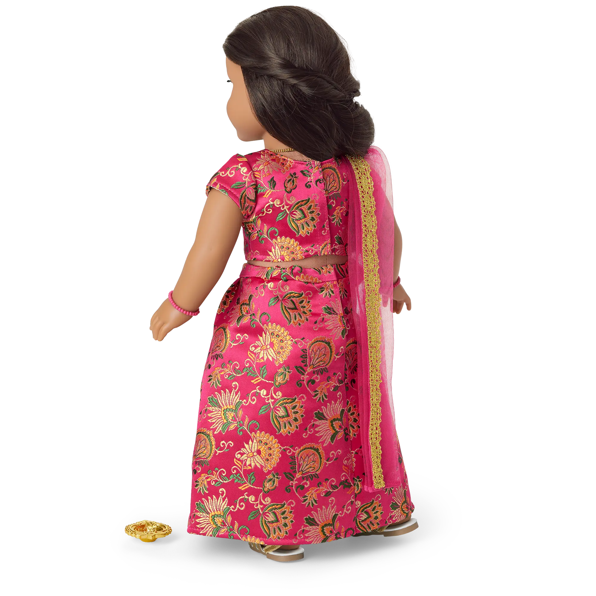 Diwali Celebration Outfit For 18-Inch Dolls - Image 3