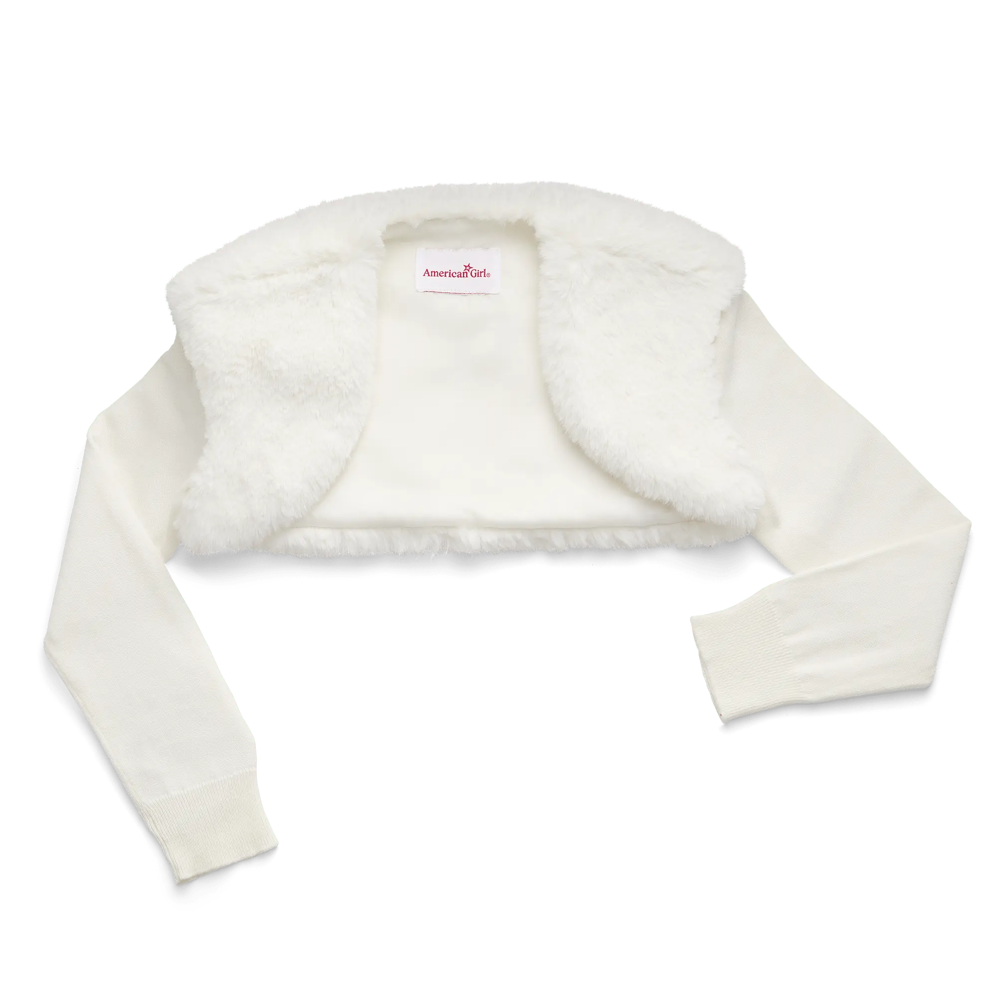 American Girl X Something Navy Frosty Faux-Fur Shrug For Girls - Image 5