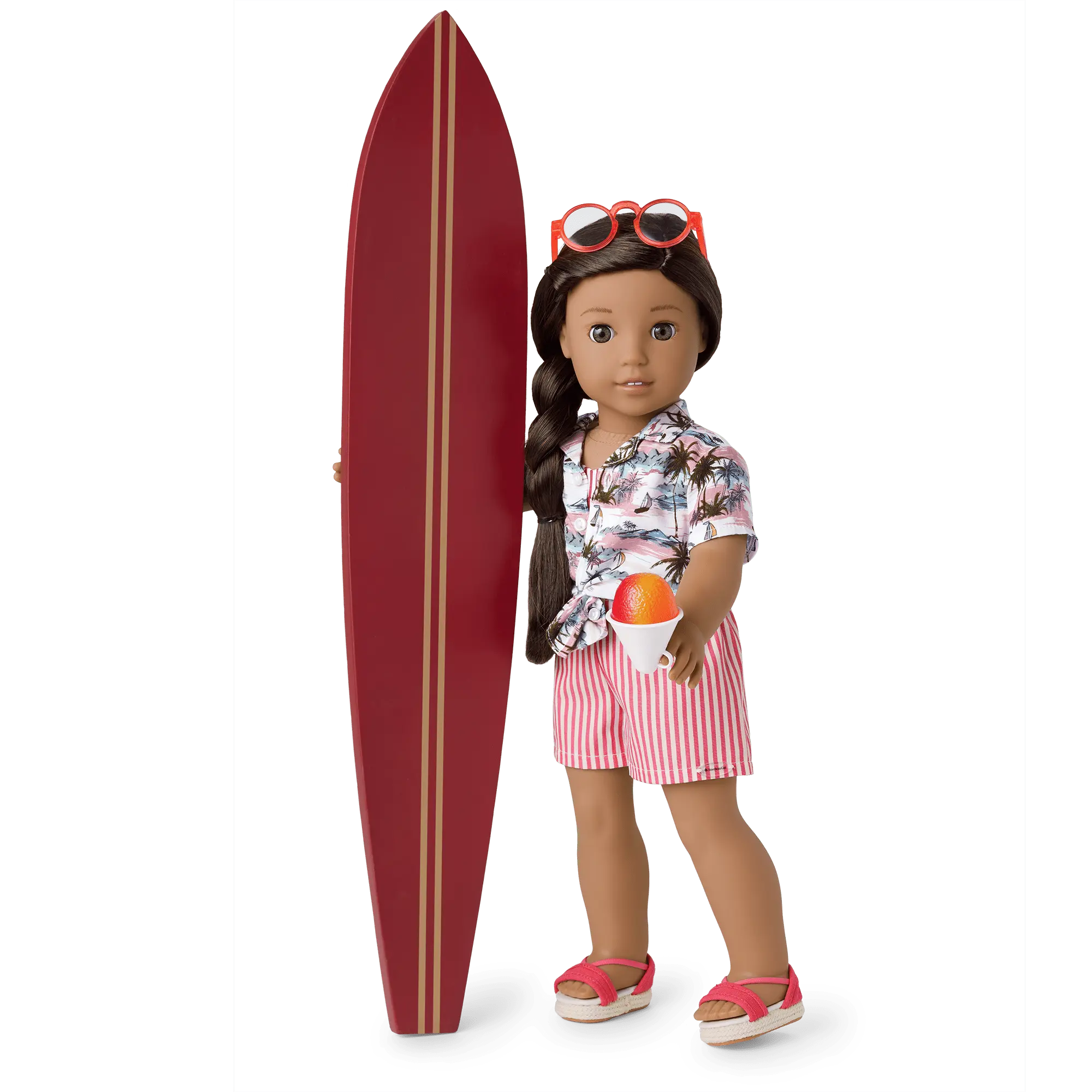 Nanea's Swimsuit & Beach Accessories For 18-Inch Dolls (Historical Characters)