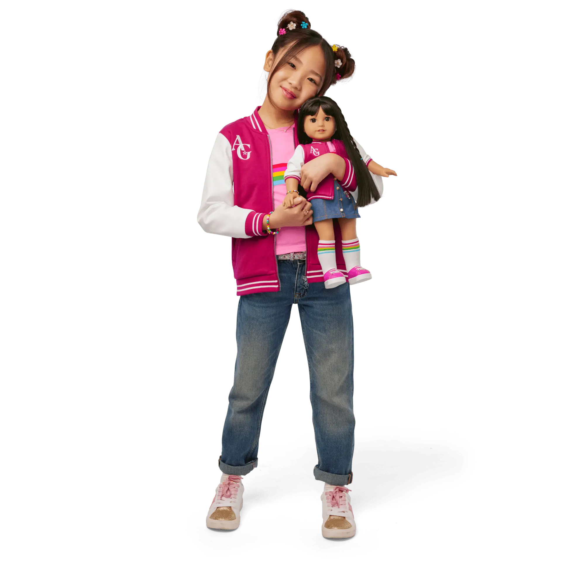 Ag Star Squad Varsity Jacket For Girls - Image 4